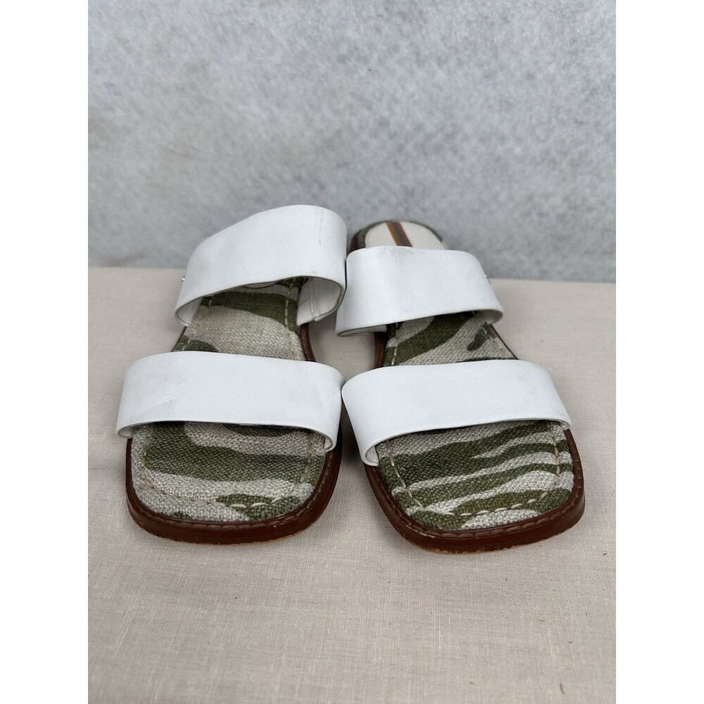 Sam Edelman Haydee sandals white leather uppers Womens Sz 7M